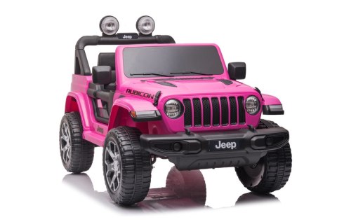 Pojazd na Akumulator Jeep Wrangler Rubicon DK-JWR555 Różowy Pojazd na Akumulator Jeep Wrangler Rubicon DK-JWR555 Różowy