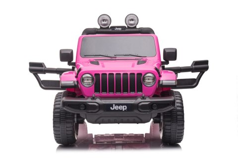 Pojazd na Akumulator Jeep Wrangler Rubicon DK-JWR555 Różowy Pojazd na Akumulator Jeep Wrangler Rubicon DK-JWR555 Różowy