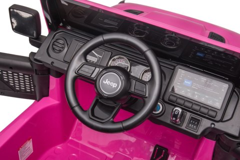 Pojazd na Akumulator Jeep Wrangler Rubicon DK-JWR555 Różowy Pojazd na Akumulator Jeep Wrangler Rubicon DK-JWR555 Różowy