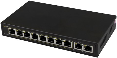 SWITCH POE PULSAR SG108 10-PORTÓW (8xPoE + 2xUPLINK) SWITCH POE PULSAR SG108 10-PORTÓW (8xPoE + 2xUPLINK)