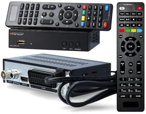 TUNER DVB-T2 OPTICUM AX LION NS H.265 10bit TUNER DVB-T2 OPTICUM AX LION NS H.265 10bit