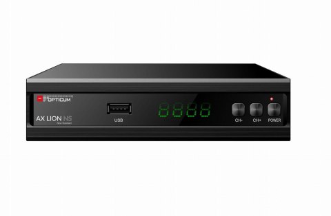 TUNER DVB-T2 OPTICUM AX LION NS H.265 10bit TUNER DVB-T2 OPTICUM AX LION NS H.265 10bit