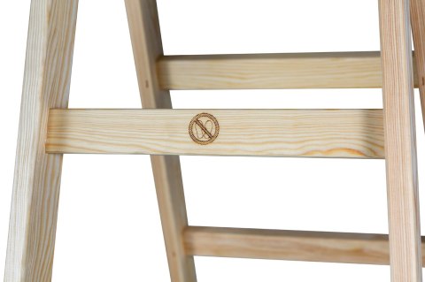 DRABINA DREWNIANA BRAKET STANDARD 2X5 SZCZEBLI 153CM DRABINA DREWNIANA BRAKET STANDARD 2X5 SZCZEBLI 153CM