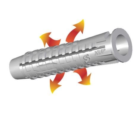 KOŁEK UNIWERSALNY Z KOŁNIERZEM NYLON TYP XUP 6*30/4,5*40MM KOŁEK UNIWERSALNY Z KOŁNIERZEM NYLON TYP XUP 6*30/4,5*40MM