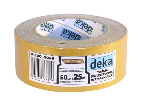 TAŚMA DWUSTRONNA WZMACNIANA GOLD STRONG 50*25 TAŚMA DWUSTRONNA WZMACNIANA GOLD STRONG 50*25