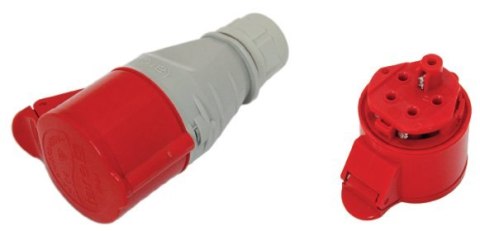 GNIAZDO IZOLACYJNE PRZENOŚNE 32A 400V CZERWONE 3P+N+Z IP44 GNIAZDO IZOLACYJNE PRZENOŚNE 32A 400V CZERWONE 3P+N+Z IP44