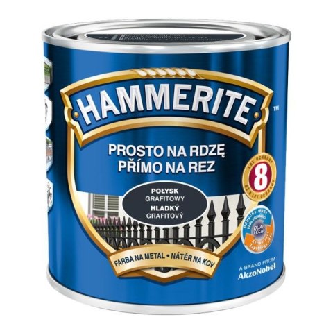 EMALIA HAMMERITE POŁYSK GRAFITOWY 0,7L EMALIA HAMMERITE POŁYSK GRAFITOWY 0,7L