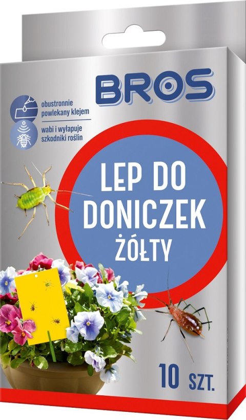 LEP DO DO DONICZEK ŻÓŁTY 10SZT LEP DO DO DONICZEK ŻÓŁTY 10SZT