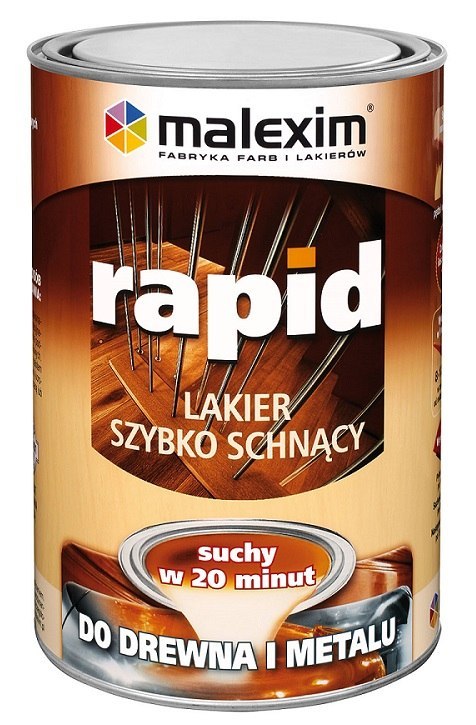 SZYBKOSCHNĄCY BEZBARWNY LAKIER ALKIDOWY RAPID POŁYSK 0.70L SZYBKOSCHNĄCY BEZBARWNY LAKIER ALKIDOWY RAPID POŁYSK 0.70L
