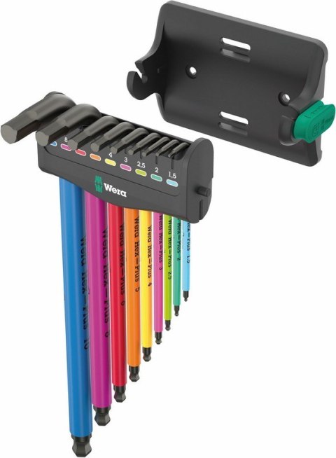 ZESTAW KLUCZY TRZPIENIOWYCH 950/9 HEX-PLUS MULTICOLOU 9CZR ZESTAW KLUCZY TRZPIENIOWYCH 950/9 HEX-PLUS MULTICOLOU 9CZR