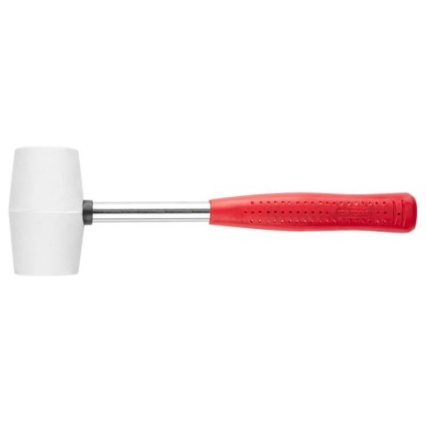 MŁOTEK GUMOWY 225G ŚREDNICA 40MM BIAŁA GUMA TRZONEK METALOWY MŁOTEK GUMOWY 225G ŚREDNICA 40MM BIAŁA GUMA TRZONEK METALOWY
