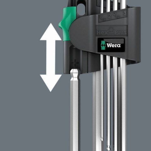 ZESTAW KLUCZY TRZPIENIOWYCH Z KULKĄ HEX PLUS 7CZ, MAGNETYZER ZESTAW KLUCZY TRZPIENIOWYCH Z KULKĄ HEX PLUS 7CZ, MAGNETYZER