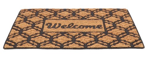 WYCIERACZKA WELCOME ZEWNĘTRZNA DO BUTÓW POD DRZWI 77x46,8x1cm WYCIERACZKA WELCOME ZEWNĘTRZNA DO BUTÓW POD DRZWI 77x46,8x1cm