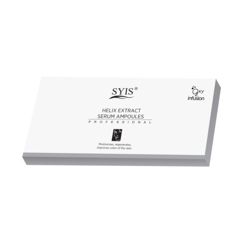 Syis ampułki ze śluzem ślimaka helix extract serum 10 x 3 ml Syis ampułki ze śluzem ślimaka helix extract serum 10 x 3 ml