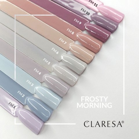 CLARESA Lakier hybrydowy Frosty Morning 8 -5g CLARESA Lakier hybrydowy Frosty Morning 8 -5g