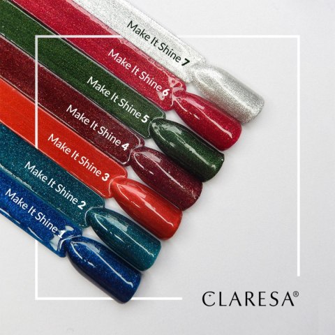 CLARESA Lakier hybrydowy Make It Shine! 1 -5g CLARESA Lakier hybrydowy Make It Shine! 1 -5g