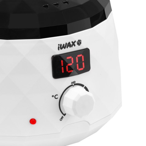 Podgrzewacz wosku iWax Diamond Tech 400 ml 100W biały Podgrzewacz wosku iWax Diamond Tech 400 ml 100W biały