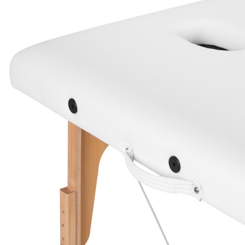 Stół składany do masażu drewniany Komfort Activ Fizjo Lux 2 segmentowy 190x70 BIAŁY Stół składany do masażu drewniany Komfort Activ Fizjo Lux 2 segmentowy 190x70 BIAŁY