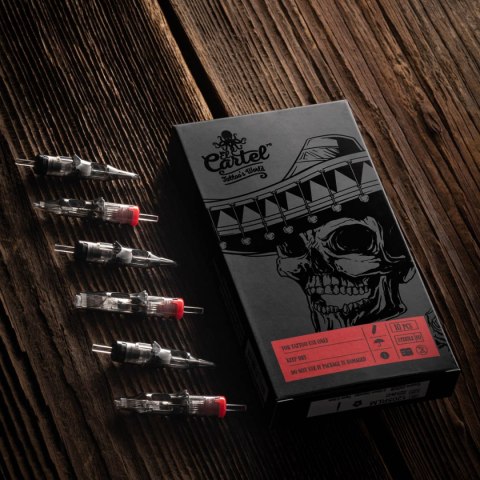 Cartridge do tatuażu El Cartel V2 - 0.30 15RM LongTaper 10szt. Cartridge do tatuażu El Cartel V2 - 0.30 15RM LongTaper 10szt.