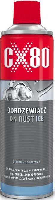 ODRDZEWIACZ Z EFEKTEM ZAMRAŻANIA ON RUST ICE 500ML ODRDZEWIACZ Z EFEKTEM ZAMRAŻANIA ON RUST ICE 500ML