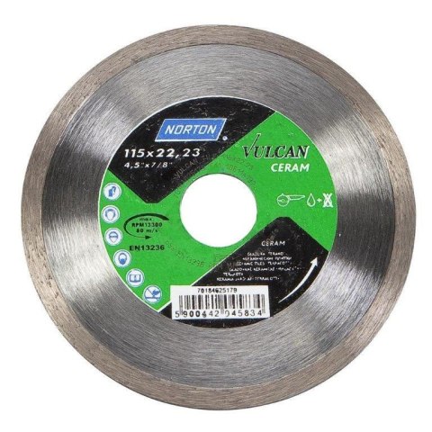 TARCZA DIAMENTOWA 180x22,2mm CIĄGŁA TURBO VULCAN JET NORTON TARCZA DIAMENTOWA 180x22,2mm CIĄGŁA TURBO VULCAN JET NORTON