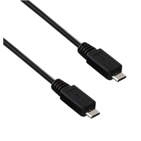 Kabel USB 2.0 Akyga AK-USB-17 micro USB B(M) - micro USB B(M) 0,6m czarny Kabel USB 2.0 Akyga AK-USB-17 micro USB B(M) - micro USB B(M) 0,6m czarny