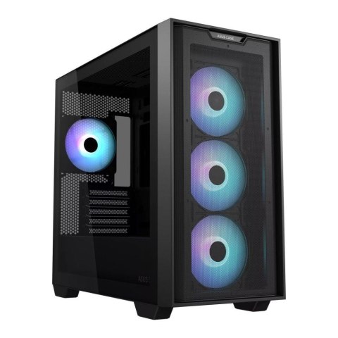 Obudowa Asus A21 PLUS TEMPERED GLASS ARGB BLACK mATX Obudowa Asus A21 PLUS TEMPERED GLASS ARGB BLACK mATX