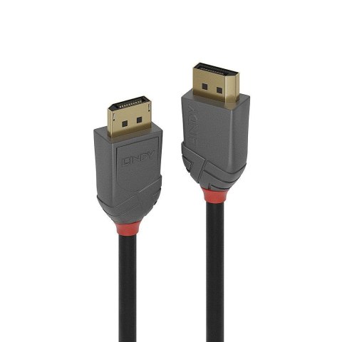 Kabel DisplayPort 1.2, LINDY Anthra Line 4K UHD M/M, czarny, 3m Kabel DisplayPort 1.2, LINDY Anthra Line 4K UHD M/M, czarny, 3m