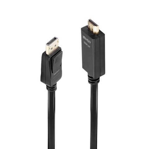 Kabel adapter LINDY DisplayPort - HDMI M/M 10.2G 1m czarny 4K UHD 30Hz Kabel adapter LINDY DisplayPort - HDMI M/M 10.2G 1m czarny 4K UHD 30Hz