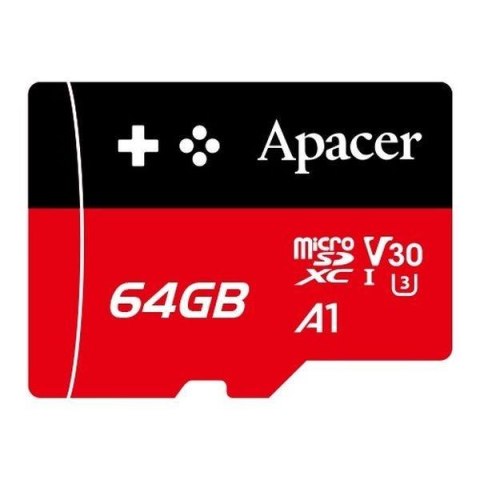 Karta pamięci microSDXC Apacer Gaming 64GB (100/80 MB/s) Class 10 UHS-I U3 V30 A1 Karta pamięci microSDXC Apacer Gaming 64GB (100/80 MB/s) Class 10 UHS-I U3 V30 A1