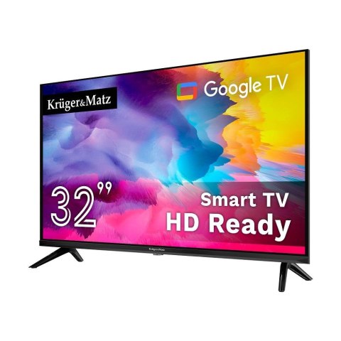 Telewizor Kruger&Matz 32" HD Google TV, DVB-T2/S2/T/C H.265 HEVC Telewizor Kruger&Matz 32" HD Google TV, DVB-T2/S2/T/C H.265 HEVC