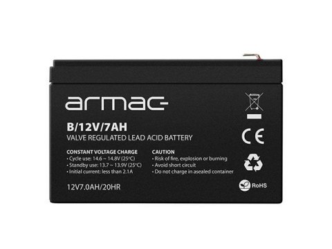 Akumulator Armac VRLA AGM 12V/7AH Uniwersalny Akumulator Armac VRLA AGM 12V/7AH Uniwersalny