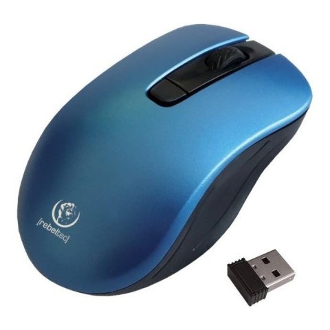 Mysz bezprzewodowa Rebeltec STAR Blue optyczna 800-1600DPI 4 przyciski niebieska Mysz bezprzewodowa Rebeltec STAR Blue optyczna 800-1600DPI 4 przyciski niebieska