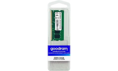 Pamięć SODIMM DDR4 GOODRAM 16GB 3200MHz CL22 Pamięć SODIMM DDR4 GOODRAM 16GB 3200MHz CL22