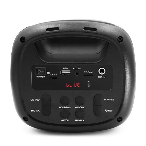 SQUEAK GŁOŚNIK KARAOKE BEATFLOW BLUETOOTH 5.0 + EDR, RADIO FM, MICROSD, AUX, USB SQ1005 SQUEAK GŁOŚNIK KARAOKE BEATFLOW BLUETOOTH 5.0 + EDR, RADIO FM, MICROSD, AUX, USB SQ1005