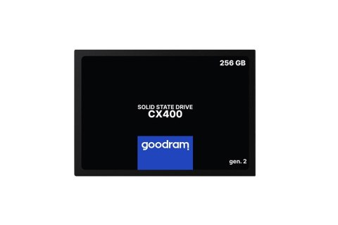 SSD GOODRAM CX400 Gen. 2 256GB SATA III 2,5 RETAIL SSD GOODRAM CX400 Gen. 2 256GB SATA III 2,5 RETAIL
