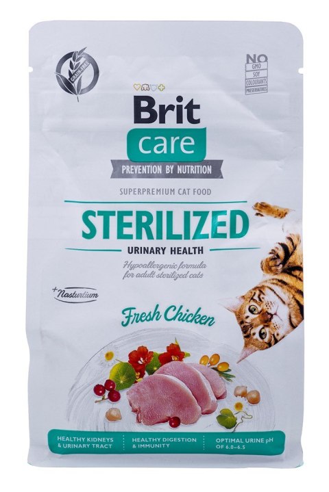 Brit Care Cat Grain-Free Sterilized Urinary - sucha karma dla kota - 400 g Brit Care Cat Grain-Free Sterilized Urinary - sucha karma dla kota - 400 g