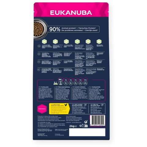 EUKANUBA Adult Hairball Control chicken - sucha karma dla kota - 2 kg EUKANUBA Adult Hairball Control chicken - sucha karma dla kota - 2 kg