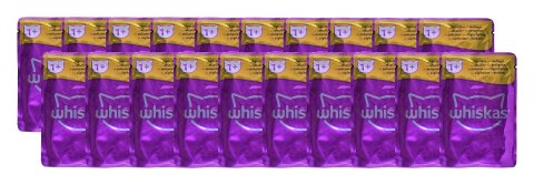 WHISKAS Klasyczne posiłki w sosie - mokra karma dla kota - 80x85 g WHISKAS Klasyczne posiłki w sosie - mokra karma dla kota - 80x85 g