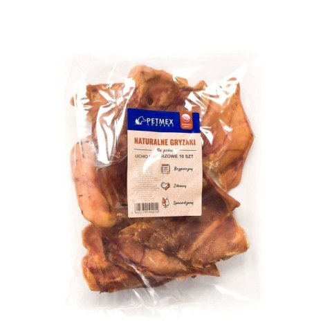 Gryzak dla psów PETMEX Ucho wieprzowe 40g 10szt Gryzak dla psów PETMEX Ucho wieprzowe 40g 10szt