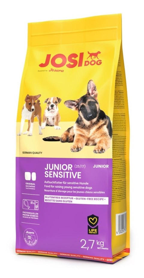 JOSERA JosiDog Junior Sensitive - sucha karma dla psa - 2,7 kg JOSERA JosiDog Junior Sensitive - sucha karma dla psa - 2,7 kg