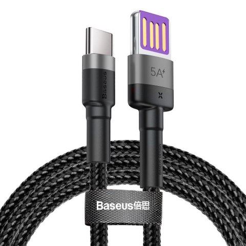 Kabel przewód USB - USB-C / Typ-C 100cm Baseus Cafule CATKLF-PG1 Super Quick Charge 40W 5A z obsługą szybkiego ładowania Kabel przewód USB - USB-C / Typ-C 100cm Baseus Cafule CATKLF-PG1 Super Quick Charge 40W 5A z obsługą szybkiego ładowania