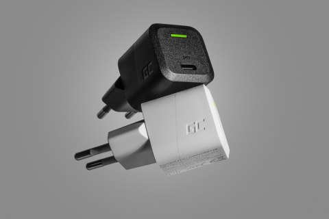 GREEN CELL ŁADOWARKA USB-C GAN GC POWERGAN 33W PD 3.0 QC 3.0 USB-C CZARNA GREEN CELL ŁADOWARKA USB-C GAN GC POWERGAN 33W PD 3.0 QC 3.0 USB-C CZARNA