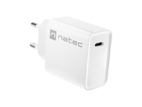 NATEC ŁADOWARKA SIECIOWA RIBERA USB-C 20W POWER DELIVERY BIAŁA NUC-2059 NATEC ŁADOWARKA SIECIOWA RIBERA USB-C 20W POWER DELIVERY BIAŁA NUC-2059