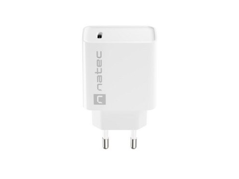 NATEC ŁADOWARKA SIECIOWA RIBERA USB-C 20W POWER DELIVERY BIAŁA NUC-2059 NATEC ŁADOWARKA SIECIOWA RIBERA USB-C 20W POWER DELIVERY BIAŁA NUC-2059
