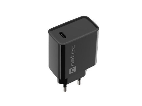 NATEC ŁADOWARKA SIECIOWA RIBERA USB-C 20W POWER DELIVERY CZARNA NUC-2060 NATEC ŁADOWARKA SIECIOWA RIBERA USB-C 20W POWER DELIVERY CZARNA NUC-2060