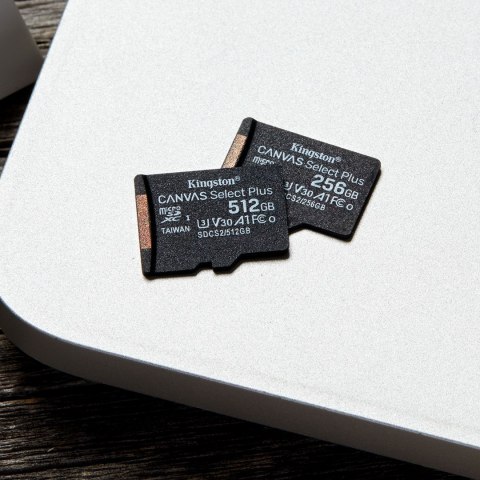 Karta pamięci z adapterem Kingston Canvas Select Plus SDCS2/256GB (256GB; Class 10, Class U1, V30; + adapter) Karta pamięci z adapterem Kingston Canvas Select Plus SDCS2/256GB (256GB; Class 10, Class U1, V30; + adapter)