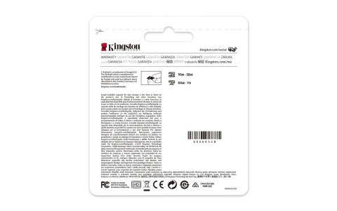 Karta pamięci z adapterem Kingston Canvas Select Plus SDCS2/512GB (512GB; Class 10, Class U1, V10; + adapter) Karta pamięci z adapterem Kingston Canvas Select Plus SDCS2/512GB (512GB; Class 10, Class U1, V10; + adapter)