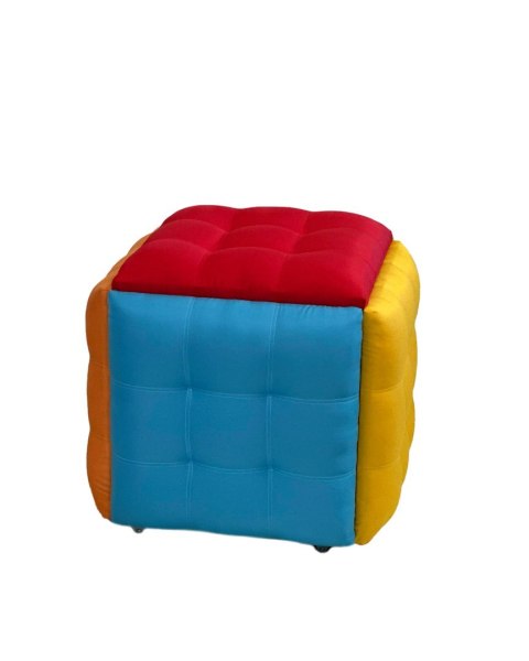 Puf-transformator 5w1 - 5 taboretów w 1 pufie multicolor Puf-transformator 5w1 - 5 taboretów w 1 pufie multicolor