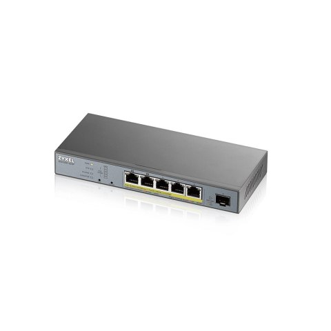 Switch Zyxel GS1350-6HP 6p PoE (PoE+: 3;PoE++: 2) 60W Managed Gigabit Switch Zyxel GS1350-6HP 6p PoE (PoE+: 3;PoE++: 2) 60W Managed Gigabit